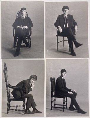 Lot 173 - THE BEATLES - FOUR ORIGINAL 1962 PHOTOGRAPHS BY ASTRID KIRCHHERR.