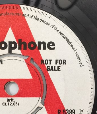 Lot 70 - THE BEATLES - WE CAN WORK IT OUT/DAY TRIPPER 7" - ORIGINAL UK DEMO (PARLOPHONE R 5389)