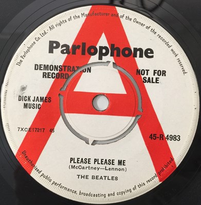 Lot 71 - THE BEATLES - PLEASE PLEASE ME 7" - ORIGINAL UK DEMO (45-R 4983)