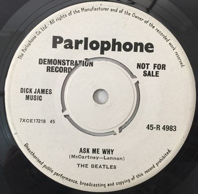 Lot 71 - THE BEATLES - PLEASE PLEASE ME 7" - ORIGINAL UK DEMO (45-R 4983)