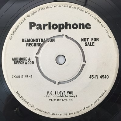 Lot 72 - THE BEATLES - LOVE ME DO 7" - ORIGINAL UK DEMO 'MCARTNEY' (45-R 4949)
