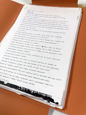 Lot 558 - CONTRACTS AND CONCERT BOOKING ARCHIVE -AC/DC, 1986-1991.