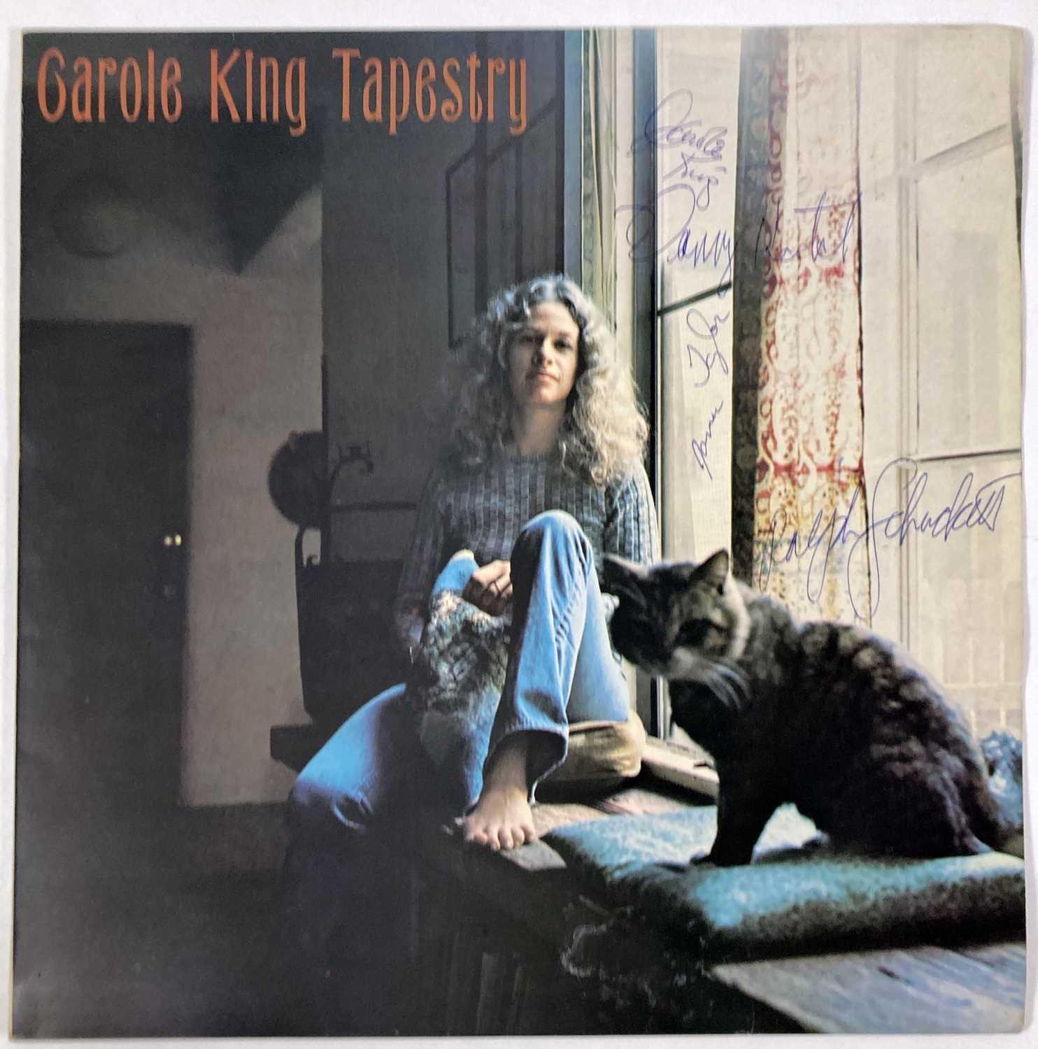 Lot 313 - CAROLE KING - TAPESTRY - SIGNED COPY.