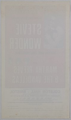 Lot 128 - STEVIE WONDER - ORIGINAL HANDBILL AND CONCERT PROGRAMME.