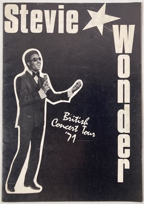 Lot 128 - STEVIE WONDER - ORIGINAL HANDBILL AND CONCERT PROGRAMME.