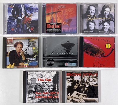 Lot 322 - SIGNED CDS -  ALICE COOPER / MEATLOAF.