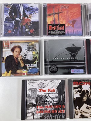 Lot 322 - SIGNED CDS -  ALICE COOPER / MEATLOAF.