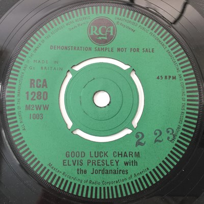 Lot 1037 - ELVIS PRESLEY - RCA 7" UK DEMOS PACK