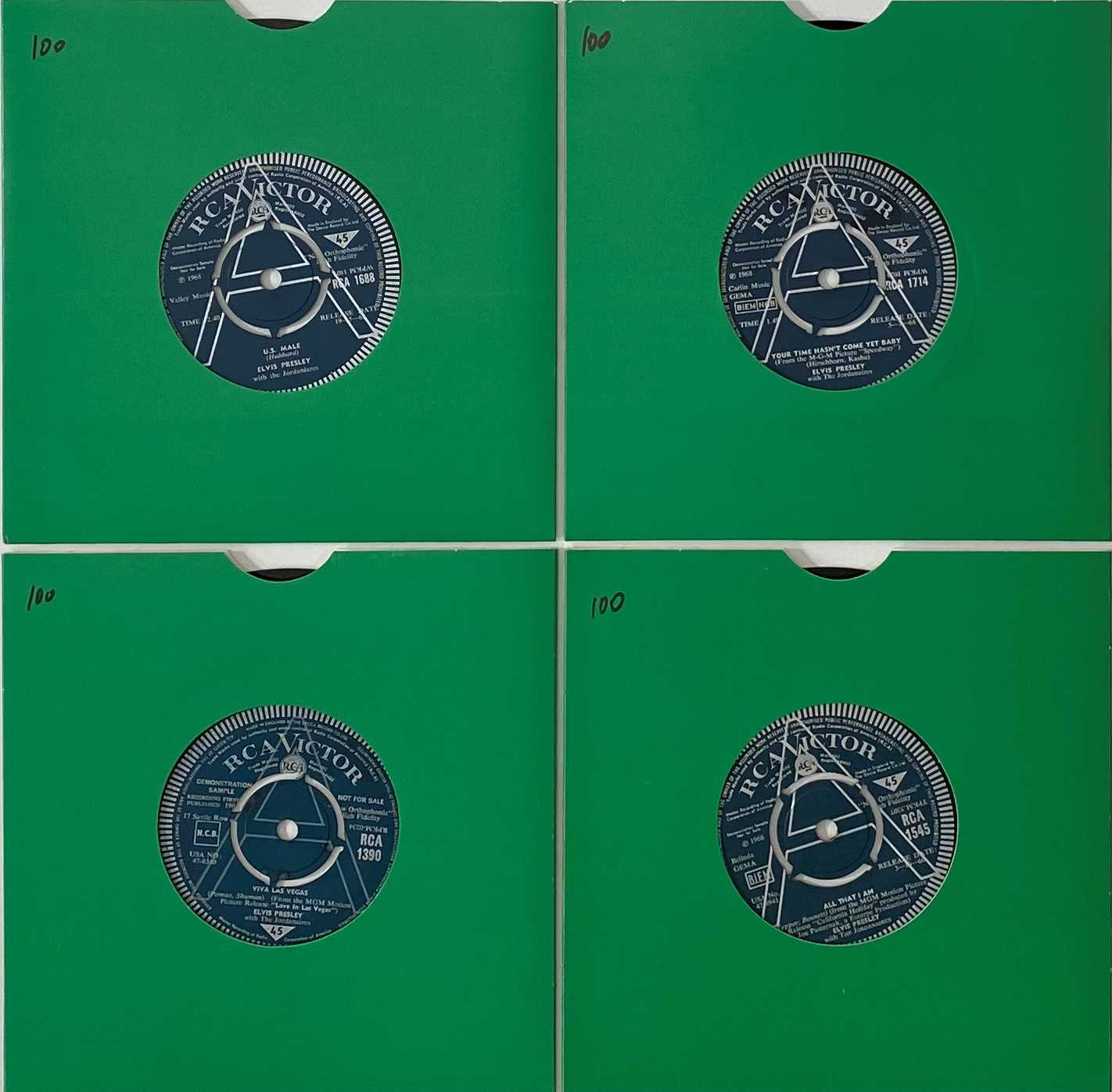 Lot 1039 - ELVIS PRESLEY - 60s UK 7" RCA DEMOS