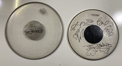 Lot 326 - SEX PISTOLS - SIGNED DRUM SKINS.