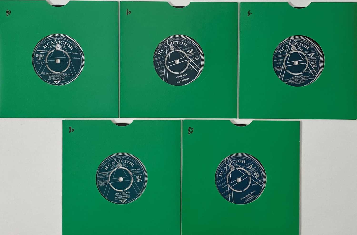 Lot 1040 - ELVIS PRESLEY - UK 7" RCA DEMOS PACK