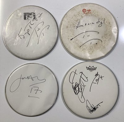 Lot 327 - SIGNED DRUM SKINS - TICO TORRES AND MORE.