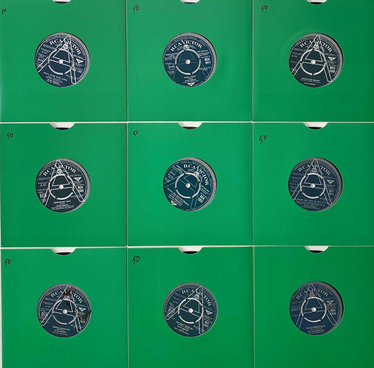 Lot 1042 - ELVIS PRESLEY - 7" RCA UK DEMOS PACK