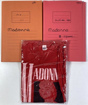 Lot 560 - CONTRACTS AND CONCERT BOOKING ARCHIVE - MADONNA TO INC T-SHIRT, 1987-1990.