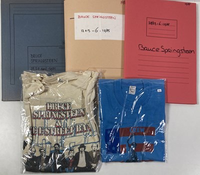 Lot 565 - CONTRACTS AND CONCERT BOOKING ARCHIVE - BRUCE SPRINGSTEEN, 1981-1988.