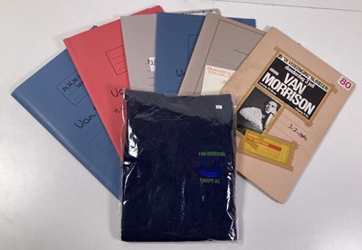 Lot 568 - CONTRACTS AND CONCERT BOOKING ARCHIVE - VAN MORRISON, 1980 - 1986 INC T-SHIRT.