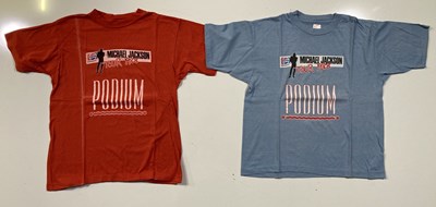 Lot 379 - MICHAEL JACKSON - VINTAGE 1988 TOUR T-SHIRTS.