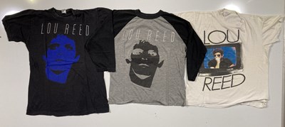 Lot 380 - LOU REED - VINTAGE T-SHIRTS.