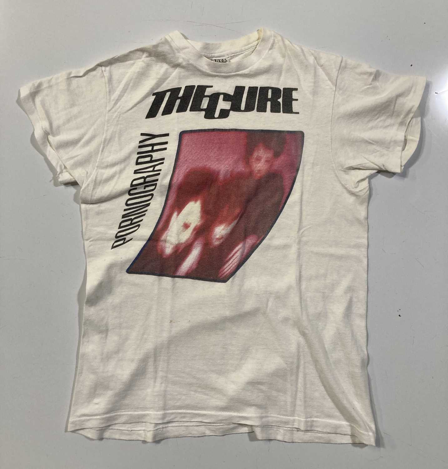 Lot 383 - THE CURE - A 1982 PORNOGRAPHY T-SHIRT.