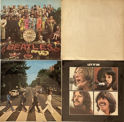 Lot 1020 - The Beatles - Studio LPs (Sgt Pepper's to Abbey Road)