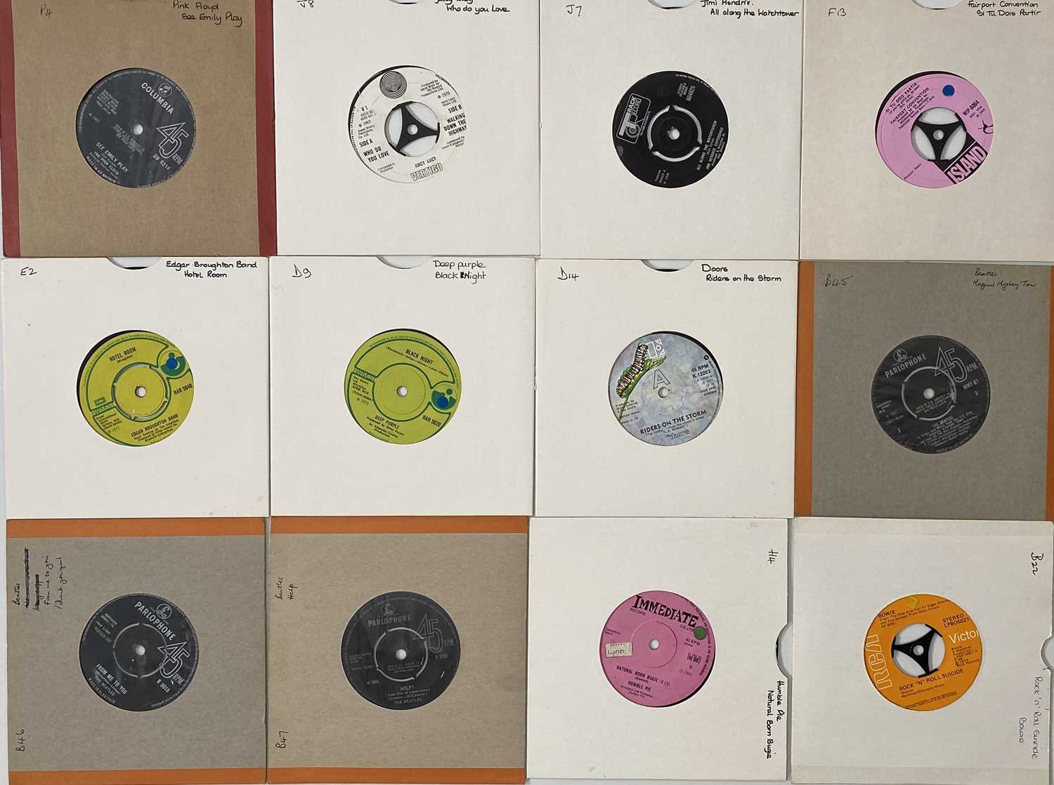 Lot 1134 - CLASSIC ROCK & POP - 7" SINGLES COLLECTION