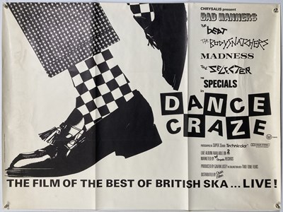 Lot 252 - SKA HISTORY - DANCE CRAZE (1981) ORIGINAL UK QUAD / SELECTER TOO MUCH PRESSURE POSTER.