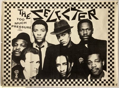 Lot 252 - SKA HISTORY - DANCE CRAZE (1981) ORIGINAL UK QUAD / SELECTER TOO MUCH PRESSURE POSTER.