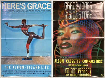 Lot 254 - GRACE JONES - PROMO POSTERS INC ISLAND LIFE.