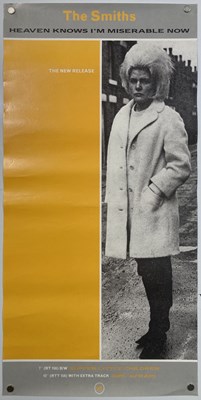 Lot 502 - THE SMITHS - HEAVEN KNOWS CARTEL/ROUGH TRADE PROMO POSTER.