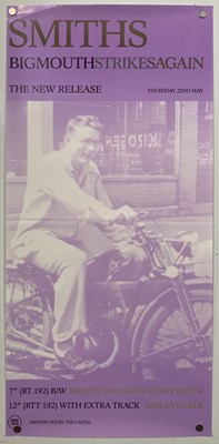 Lot 506 - THE SMITHS - BIGMOUTH.. CARTEL/ROUGH TRADE PROMO POSTER.