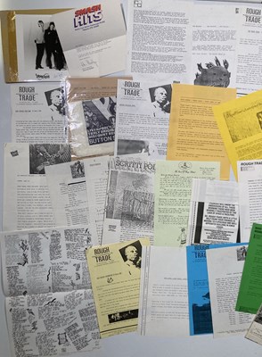 Lot 79 - ROUGH TRADE - PROMOTIONAL NEWSLETTER ARCHIVE INC THE FALL / SCRITTI POLITTI / DEPECHE MODE.