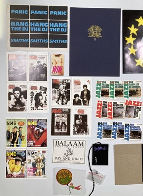 Lot 80 - PRESS / PROMO ITEM COLLECTION - QUEEN / SMITHS STICKERS / PRINCE ETC.