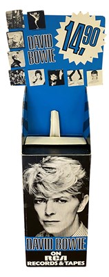 Lot 304 - DAVID BOWIE DUTCH POP UP DISCOGRAPHY SHOP DISPLAY