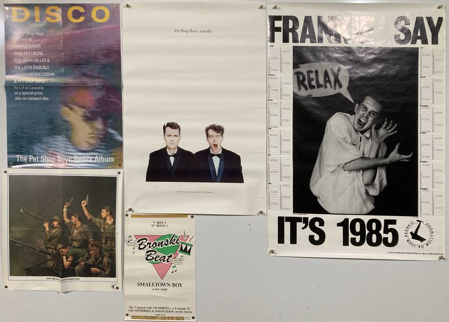 Lot 258 - 1980S NEW WAVE / SYNTH POP ETC POSTERS.