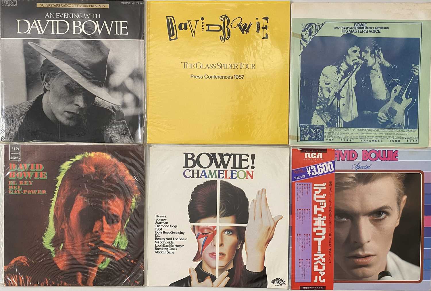 Lot 1154 - DAVID BOWIE - OVERSEAS/PRIVATE LP COLLECTION