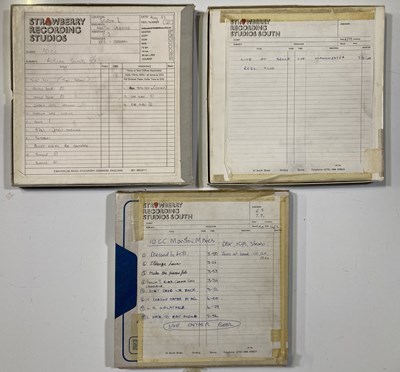 Lot 459 - 10CC / STRAWBERRY STUDIOS MASTER TAPES.