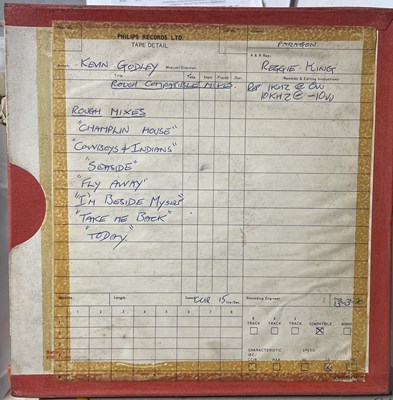 Lot 461 - 10CC / RELATED - MASTER TAPE COLLECTION.