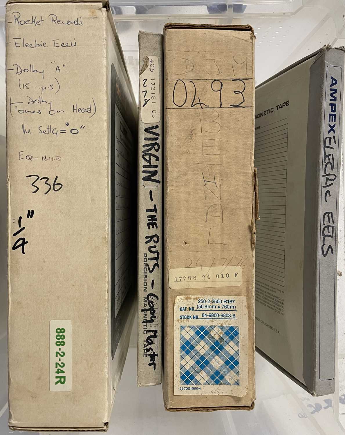 Lot 463 - MASTER TAPES - PUNK / POST PUNK INC ELECTRIC EELS / RUTS.