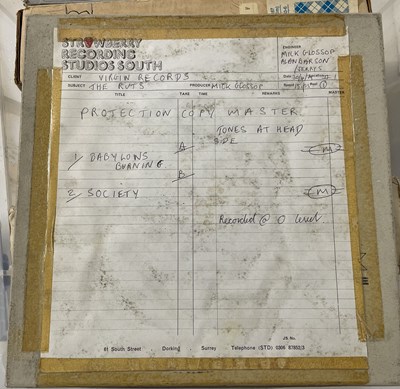 Lot 463 - MASTER TAPES - PUNK / POST PUNK INC ELECTRIC EELS / RUTS.