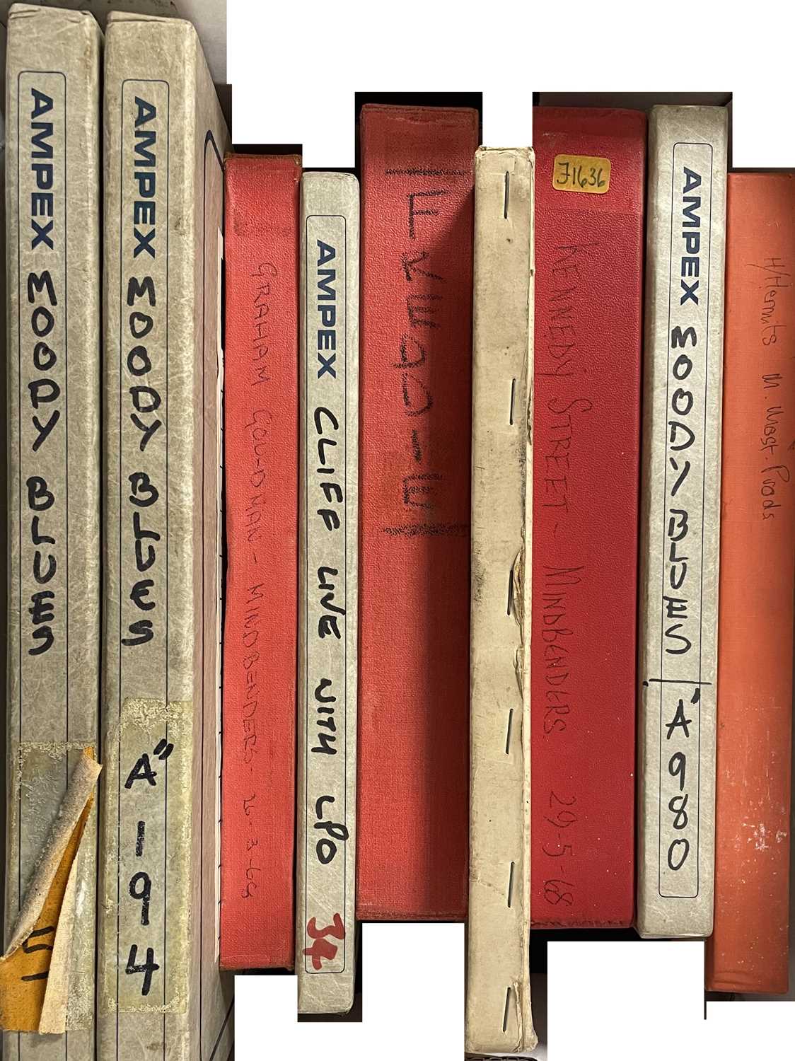 Lot 465 - MASTER TAPE ARCHIVE - 1960S / 70S BANDS INC MINDBENDERS / MOODY BLUES.