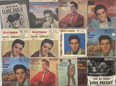 Lot 1177 - ELVIS PRESLEY - UK 7" EP COLLECTION