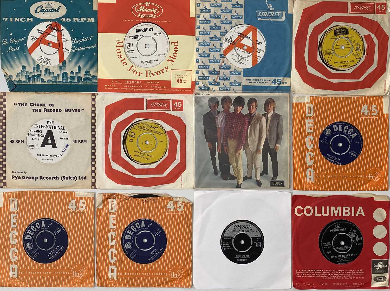 Lot 1180 - 60s ROCK/ POP & BEAT 7" COLLECTION (INC DEMOS)