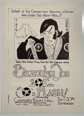 Lot 583 - THE CLASH INTEREST - A RARE POSTER FOR JOE STRUMMER'S '101ERS' CONCERT, 1975.
