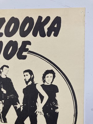 Lot 581 - ADAM ANT INTEREST - A BAZOOKA JOE POSTER C 1975 DESIGNED BY ADAM ANT.