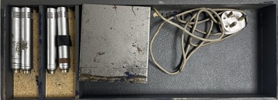Lot 39 - STRAWBERRY STUDIOS - STRAWBERRY RENTALS COLLECTION - FOUR CALREC CM654 MICROPHONES.
