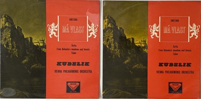 Lot 1096 - RAFAEL KUBELIK - SMETANA: MY COUNTRY 2 LP (DOUBLE ALBUM SET - UK DECCA ED1 - SXL 2064/ 65)