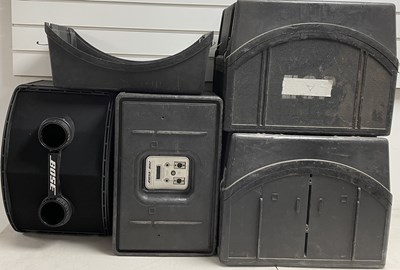 Lot 48 - STRAWBERRY STUDIOS - STRAWBERRY RENTALS COLLECTION - BOSE SPEAKERS IN CARRY CASES.