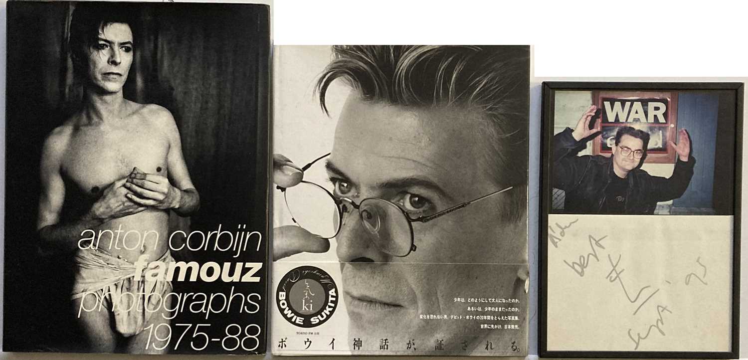 Lot 308 - DAVID BOWIE / ANTON CORBIJN INC CORBIJN AUTOGRAPH