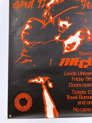Lot 270 - SIOUXSIE AND THE BANSHEES / THE CURE - LEEDS POSTER 1979.