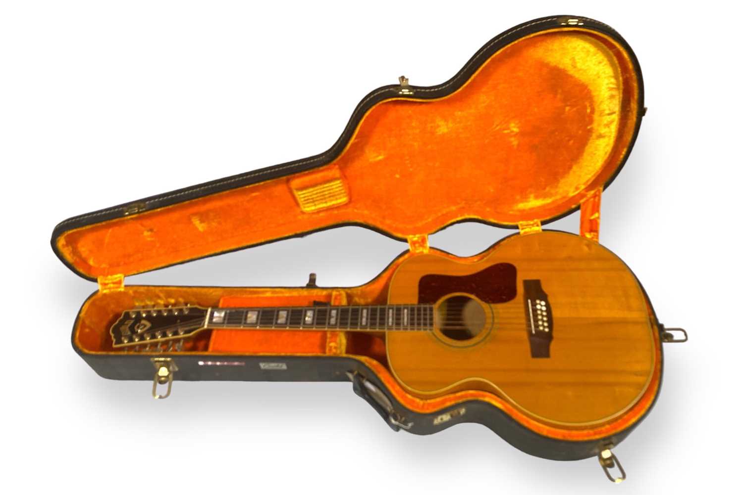 Lot 570 - YES INTEREST - A GUILD F-512 12 STRING ACOUSTIC GUITAR OWNED AND PLAYED BY CHRIS SQUIRE.